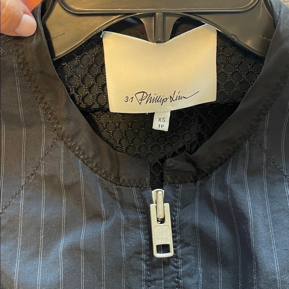 3.1 Phillip Lim Pinstripe Zip-Up Jacket - Picture 11 of 14